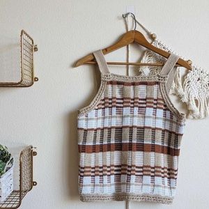 Banana Republic , cotton knit neutral tank , Small